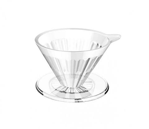 قمع V60 كرستال تايمور - مقاس 01 | Timemore Crystal Eye Dripper