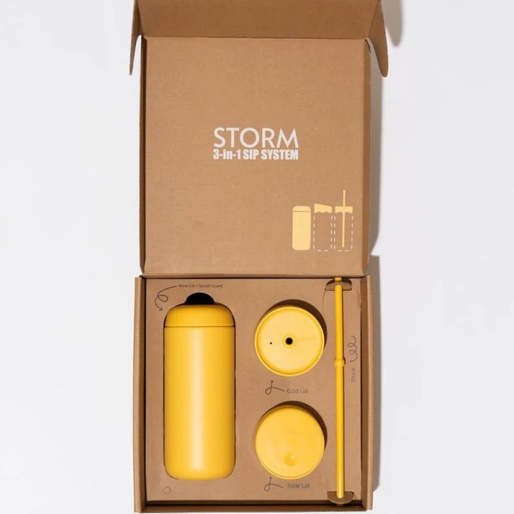 اكواب حافظه حرارة مق ستورم كارتر 16 اونص اصفر MATTE YELLOW